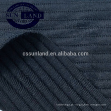 19SS malha novo design 100% poliéster jacquard ar camada horizontal listra tecido de malha